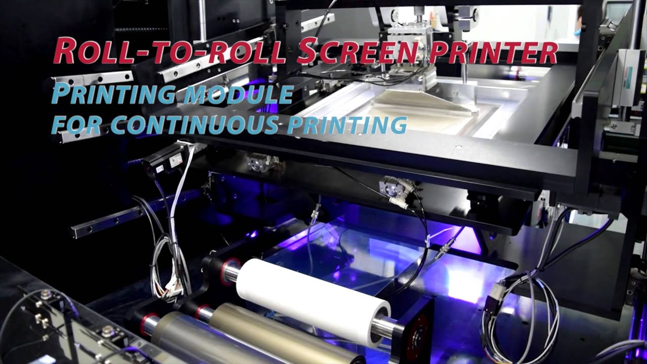 R2R Screen Printer System[RSP-300] - YouTube