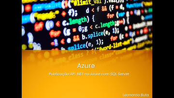 Azure - Como criar e publicar uma API com SQL Server - .NET 5