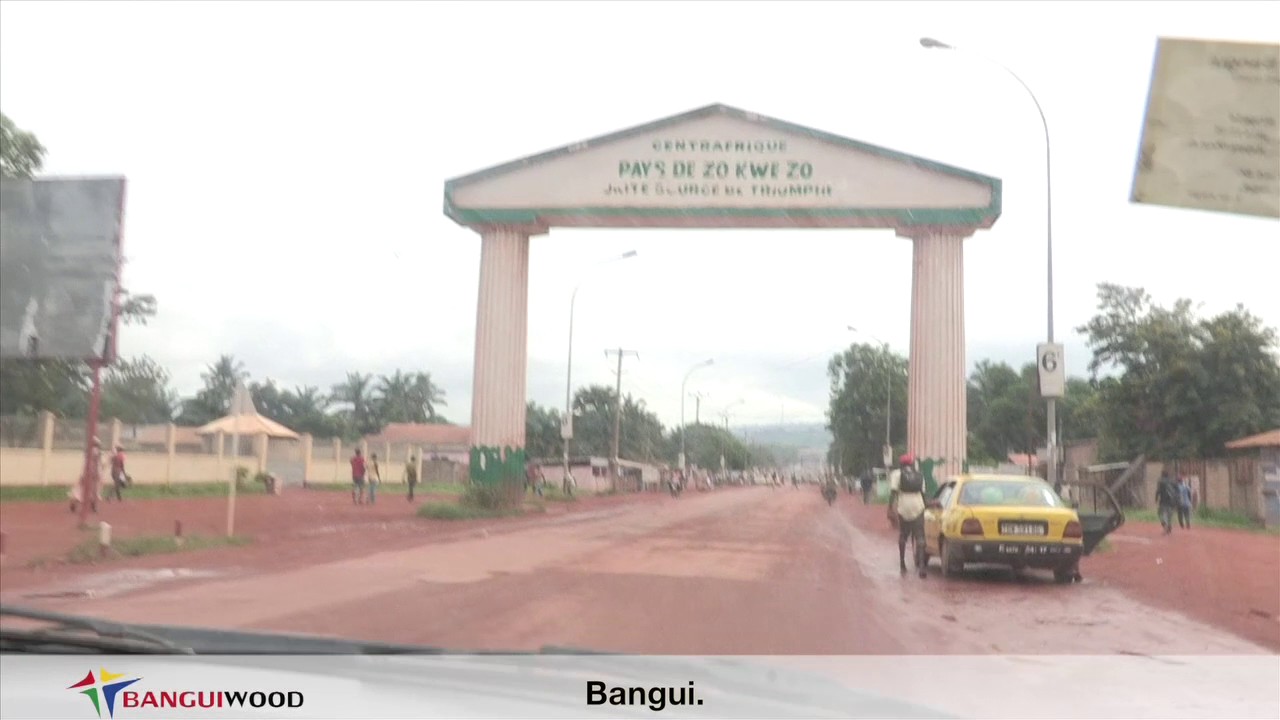 1ere Carte postale de la ville de Bangui par BANGUIWOOD TV