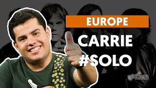 CARRIE - Europe (How to Play - Guitar Solo Lesson) chords