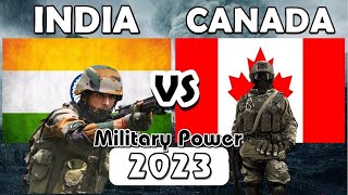 India vs Canada Military Power Comparison 2023 | Canada vs India Military Power 2023
