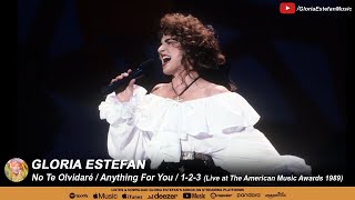 Gloria Estefan • No Te Olvidaré / Anything For You / 1-2-3 (Live at The American Music Awards 1989)