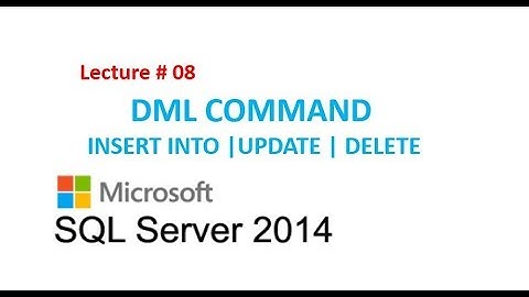 8.  Insert Update Delete in SQL Server Very Easy Steps
