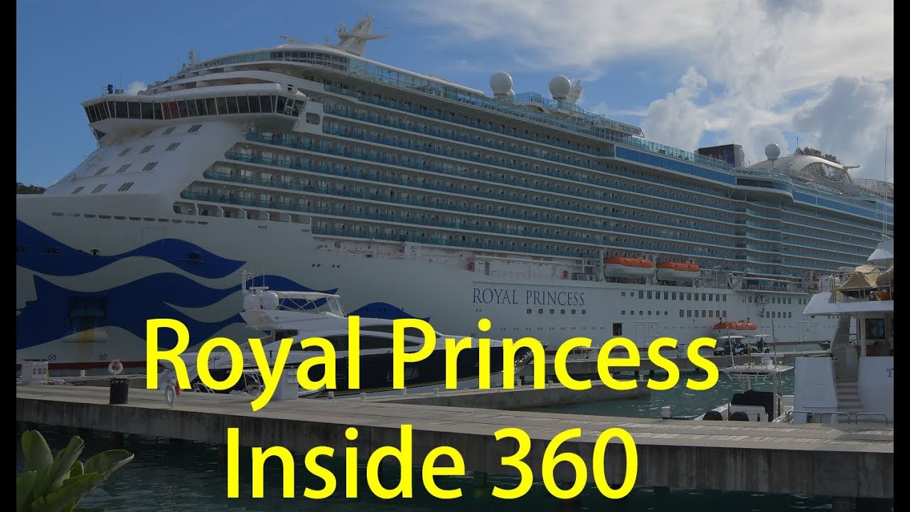 Royal Princess Cruise Ship Inside 360 Walk Through 4k