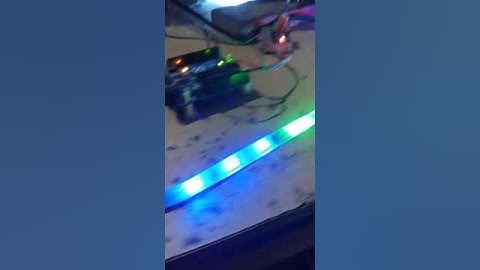 RGB LED strip controller using Arduino
