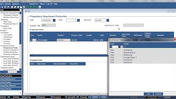 TexSoft ERP - Fabric Processing Production Module