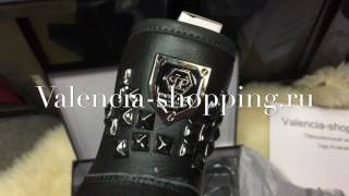 Обзор Эксклюзивных Philipp Plein Ugg Mini Metallic Black - Видео от Valencia Shopping