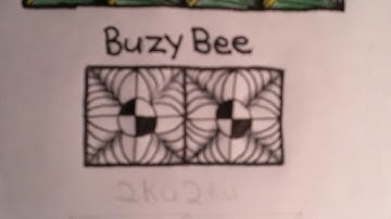 Zentangle Pattern "Busy Bee"