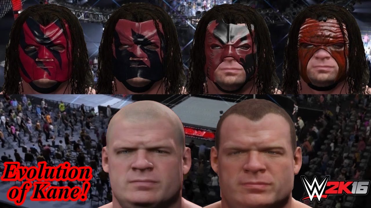 WWE 2K16 Evolution of Kane (PS4) (Big Red Machine/Brothers of  Destruction/Demon Kane/Corporate Kane) 