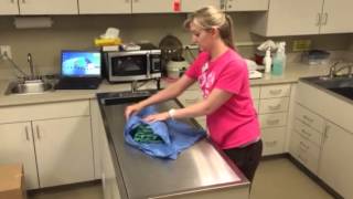 Wrapping Surgical Gowns