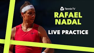 LIVE: Rafael Nadal Practices Before Madrid Opener vs Blanch!