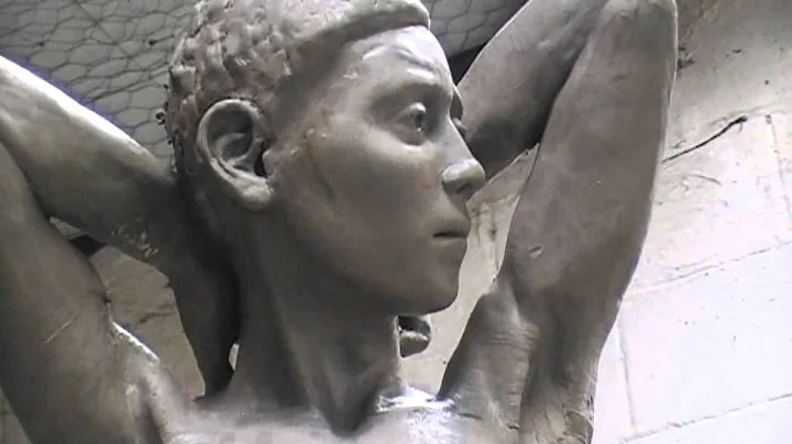 Julie Moorhouse - clay sculpture of St. Sebastian