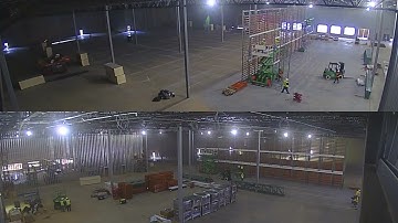 This time lapse video shows the pick module build from 2 angles, and the rest of the rack install.