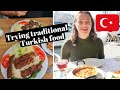 We tried TRADITIONAL TURKISH food in ISTANBUL