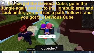 HOW TO GET THE TUBE CUBE AND DEVIOUS CUBE IN FIND THE CUBES!