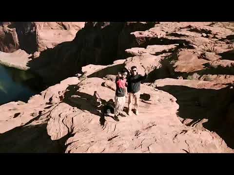 马蹄湾航拍-Horseshoe Bend