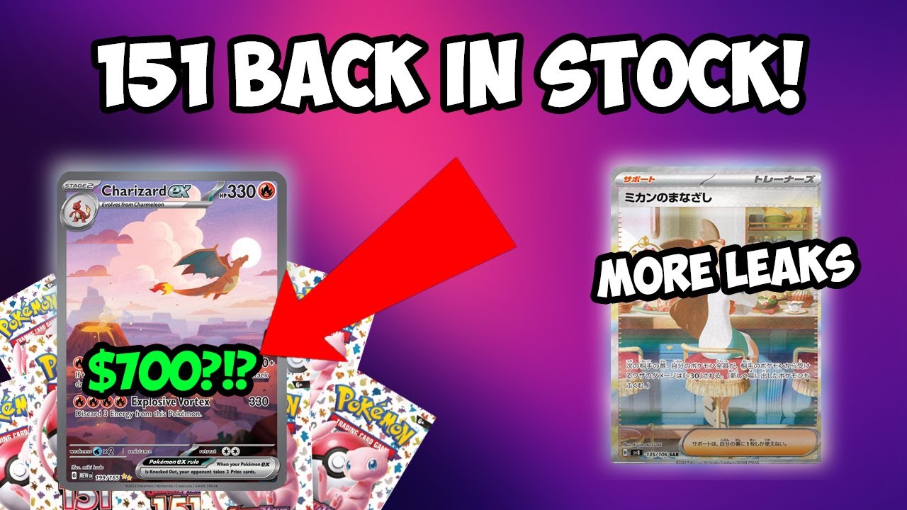 🔥Pokémon 151 & Evolving Skies RESTOCK | $700 Charizard