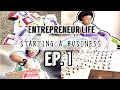 Starting A Business Ep. 1: Entrepreneur Life, First Inventory Unboxing, & Building My Website