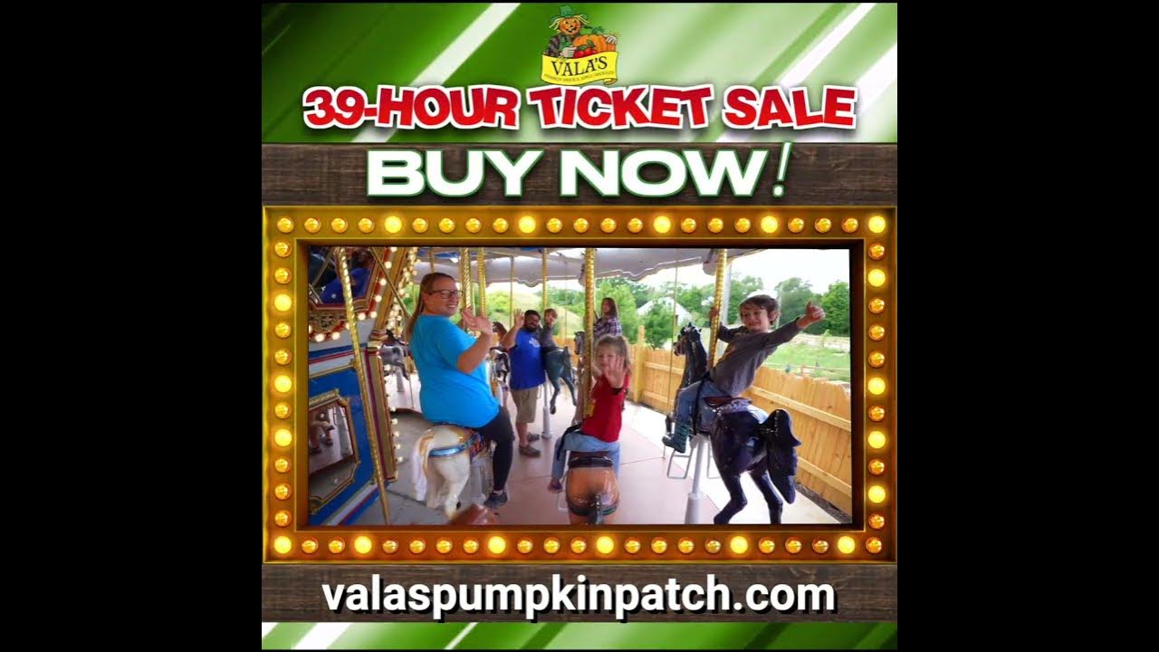 Vala's 39HOUR TICKET SALE! BUY TODAY!!! YouTube