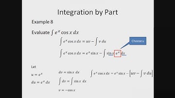 E-learning Calculus For Technology (Chapter 4.3 Integration by Part)