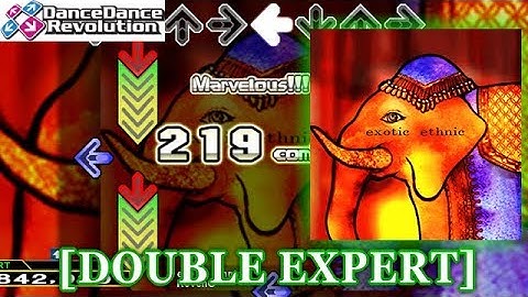 【DDR】 exotic ethnic [DOUBLE EXPERT] 譜面確認＋クラップ