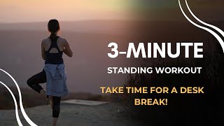 3-Minute Standing Workout To Fix Office Fatigue (No Equipment!)