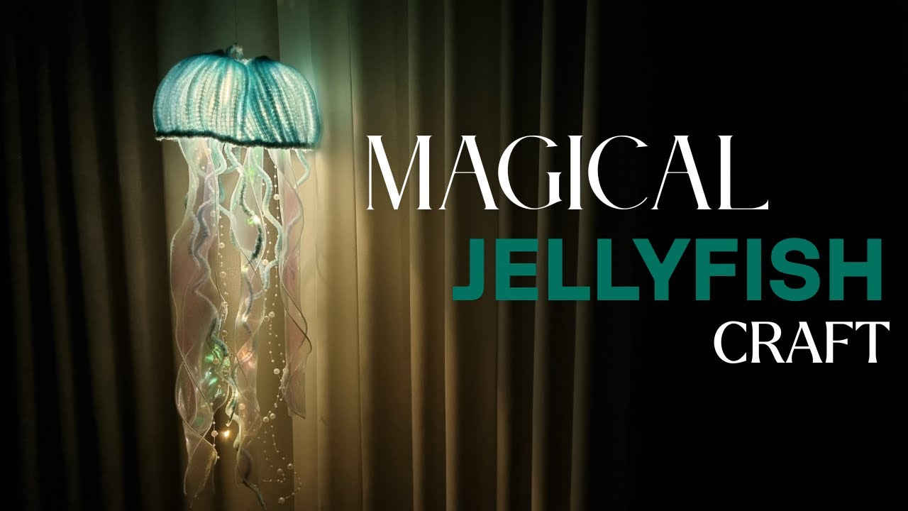 Magical DIY Jellyfish from Pipe Cleaners | Easy & Cute Craft