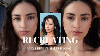 Recreating Alexa Demie's makeup look | no makeup makeup | euphoria | natural