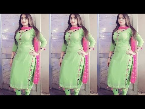 Buy Pista Green Mirror Work Suit Set by KAAJH at Ogaan Market Online  Shopping Site