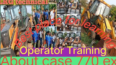 Operator training ## About case machine ## new video for machine operating ## good place to learn