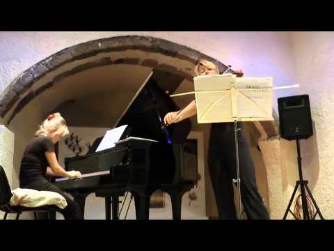 Edua Zadory & Anastasiia Dombrovska "Israeli Concertino" live at Megaro Gyzi Festival 2012