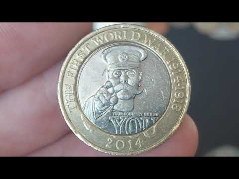 UK 2014 LORD KITCHENER £2 Coin VALUE + REVIEW 2014 WW1 £2