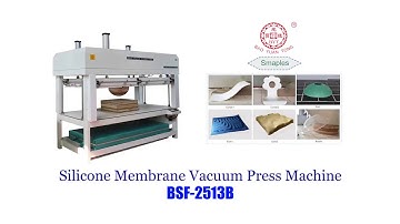 Corian- BSF-2513B solid surface vacuum and press forming machine for basin making BYT