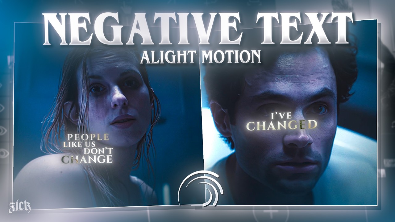 Negativity Text Negative Text Effect like Ae (+ Preset) ; Alight Motion - YouTube