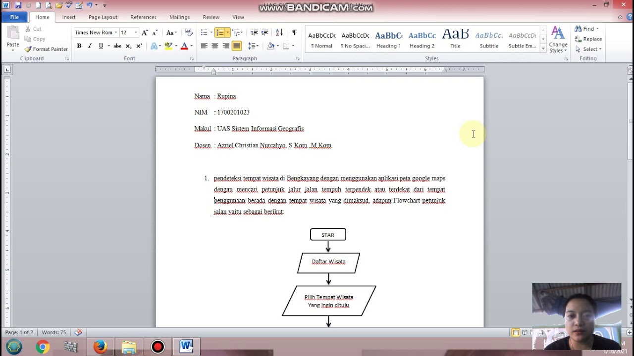 Flowchart tempat wisata - YouTube