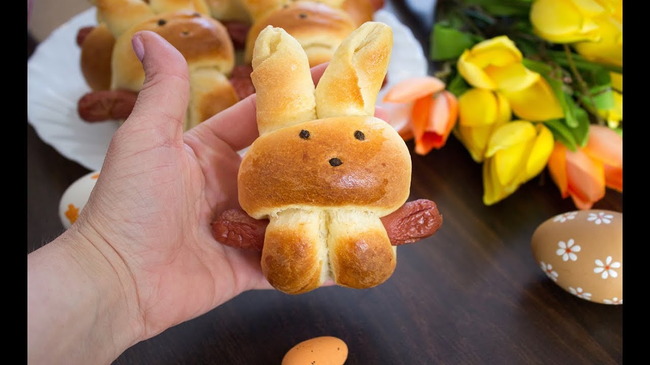 Zeke od testa sa viršlama - Uskršnje pecivo