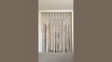 ❤️ beauty#macrame #macrametutorial #diy #mechrame curtain #macramelove