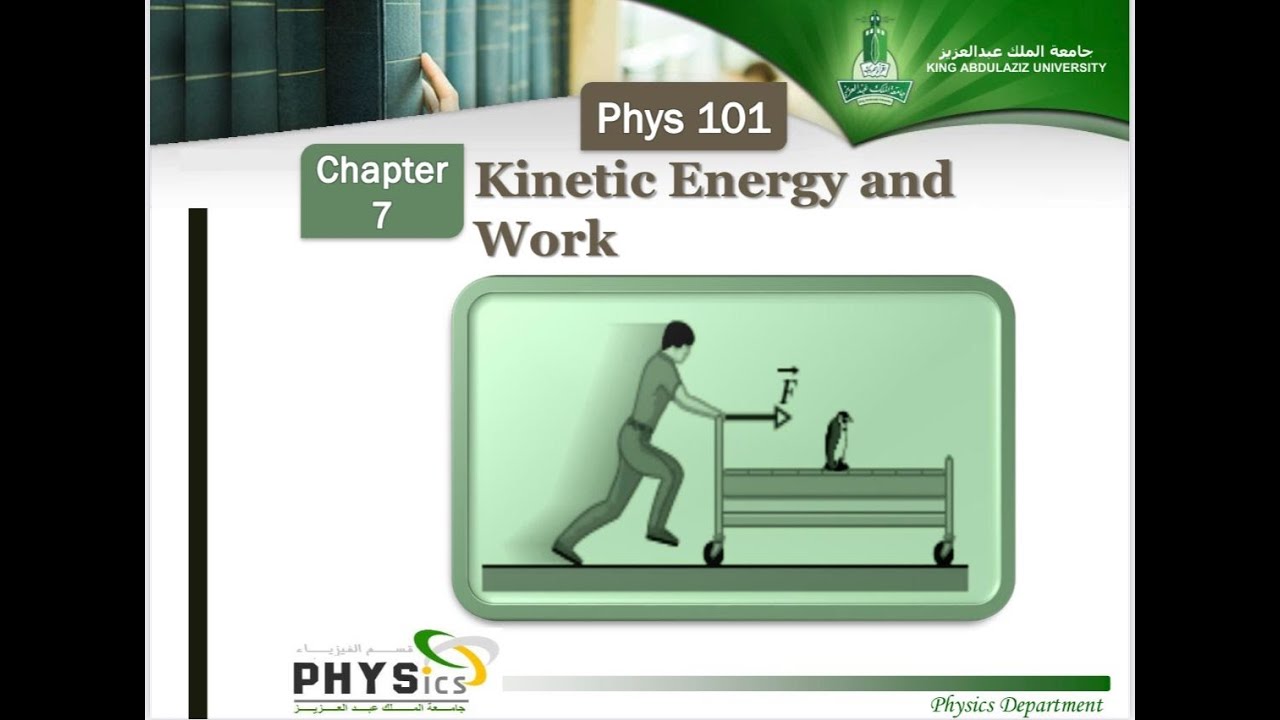 Phys 101 Ch.7 Kinetic Energy and Work تقديم د. محمد آل فرحه