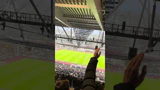 Unreal Atmosphere At London Stadium West Ham Fans In Full Voice ⚒️💜