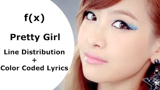 f(x) 에프엑스 - Pretty Girl (Line Distribution + Color Coded Lyr…