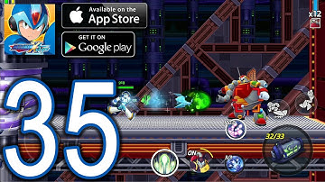 MEGAMAN X DiVE Mobile iOS Android Walkthrough - Part 35 - Re-taking Candy Factory, Story 12: Power C