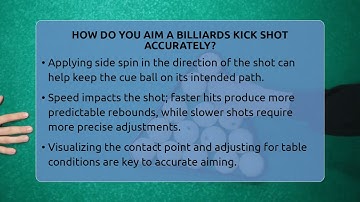 How Do You Aim A Billiards Kick Shot Accurately? - Billiards Hustlers