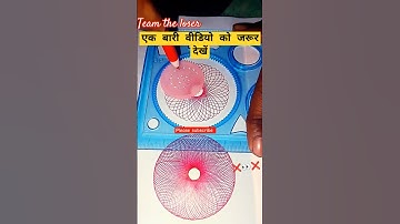 Super trending spirography beautiful design #shorts #youtube #spirograph #design #trending #drawing