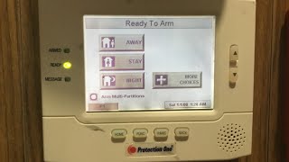 Security System Test 2 | Touchscreen Keypad and Truealert