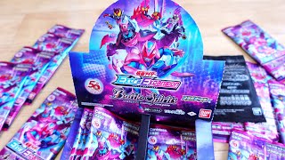 仮面ライダーリバイス × バトスピ コラボブースター 1BOX20パック一気に開封レビュー！予約特典パックも開けます！Extra Expansion ブースターパック