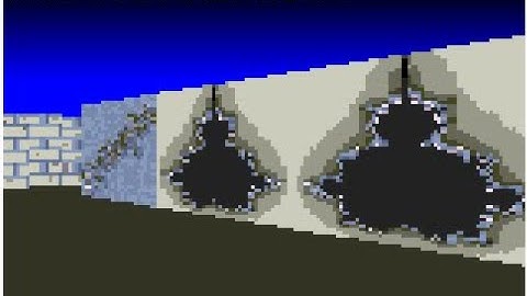 Atari Lynx: Raycasting with textures: 160 vs. 80 rays