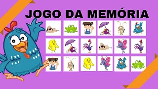Jogo Da Memória Infantil Brincando Com A Turma Da Galinha Pintadinha