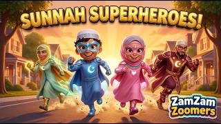 Sunnah Superheroes! 🦸The Muslim Boy | Muffin Man Islamic Version | Islamic Superhero Rhyme |