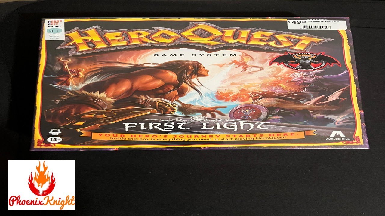 Unboxing HeroQuest Core Box