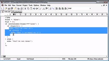Beginner PHP Tutorial - Lesson №8 - Indentation